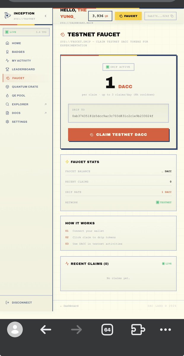 Did you claim you <a href="/dac_chain/">DAC | Quantum Chain</a> faucet yet if you haven’t don’t miss out

inception.dachain.io/?ref=DAC05255