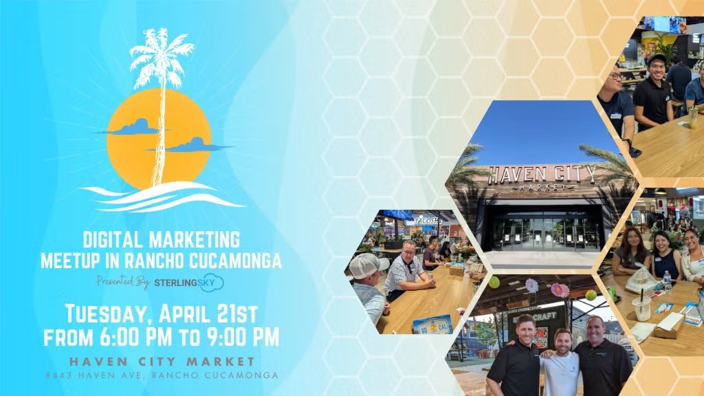 Join our own <a href="/MattCasady/">Matt Casady</a> tomorrow night in Rancho Cucamonga! April 21, from 6-9pm

Join us for an informal digital marketing meetup, co-hosted with the LA SEO Meetup group. 

Networking &amp; great conversation!

RSVP: meetup.com/southern-calif…