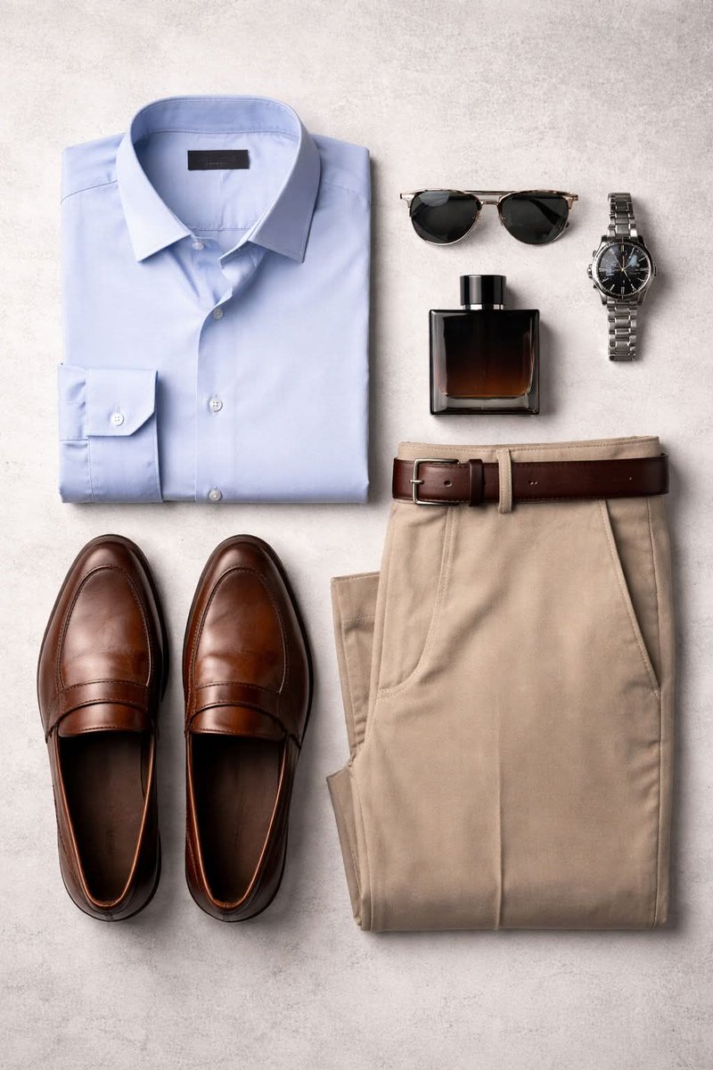 lion14323's tweet image. “You don’t need more clothes—you need better essentials.”

👉 “Which of these do you already own? Comment below.”
👉 “Save this for your next upgrade.”

#MensFashion #LuxuryLifestyle #MensStyle #OldMoneyAesthetic #GentlemanStyle