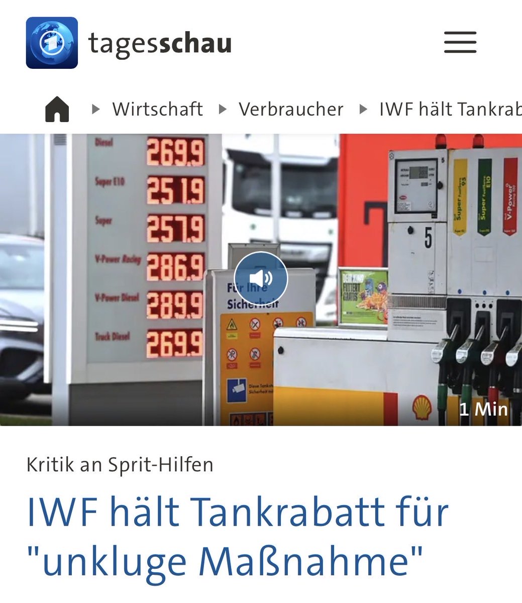 BadumLisa's tweet photo. Unmöglich. Das würde ja heißen, wir haben eine unkluge Regierung! #Tankrabatt https://t.co/HQR9XmGGvO
