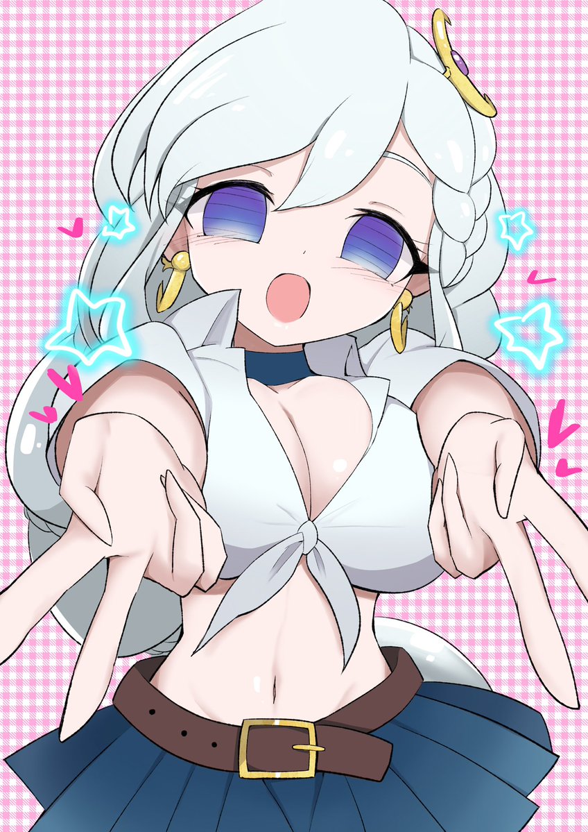 #女の子のピースを見せ合うタグ
🌙✌️