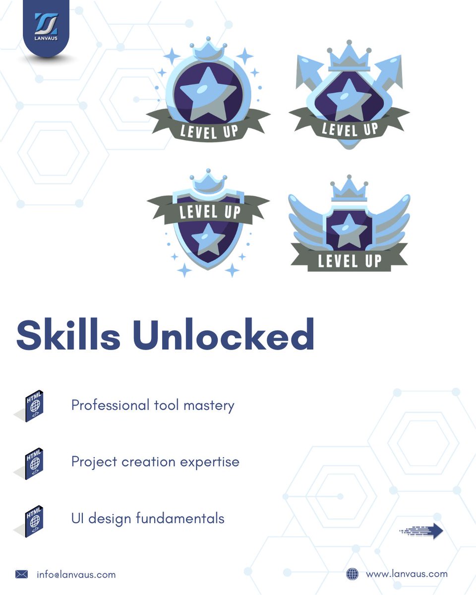 lanvaus's tweet image. CONGRATULATIONS! You've built a solid foundation and are ready to create amazing interactive apps. The journey continues! 

👉 Follow @lanvaus for more updates!

📞 +91 81858 22663 | 📧 info@lanvaus.com

#Achievement #AndroidDev #LearningJourney #Lanvaus