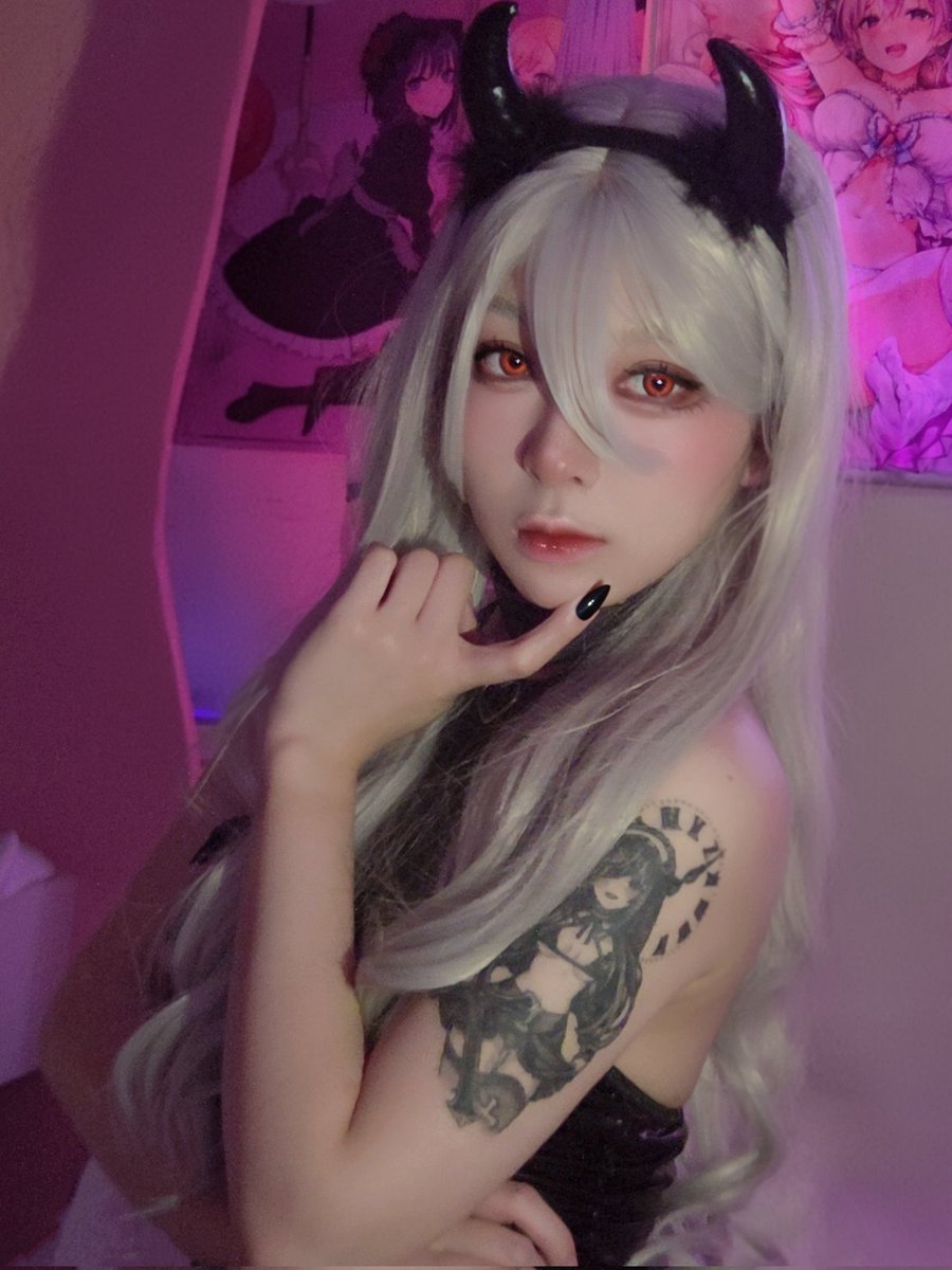 47k3520's tweet image. 今晚 適合變壞😈
#selfie #cosplay #altgirl
#自撮り #コスプレ