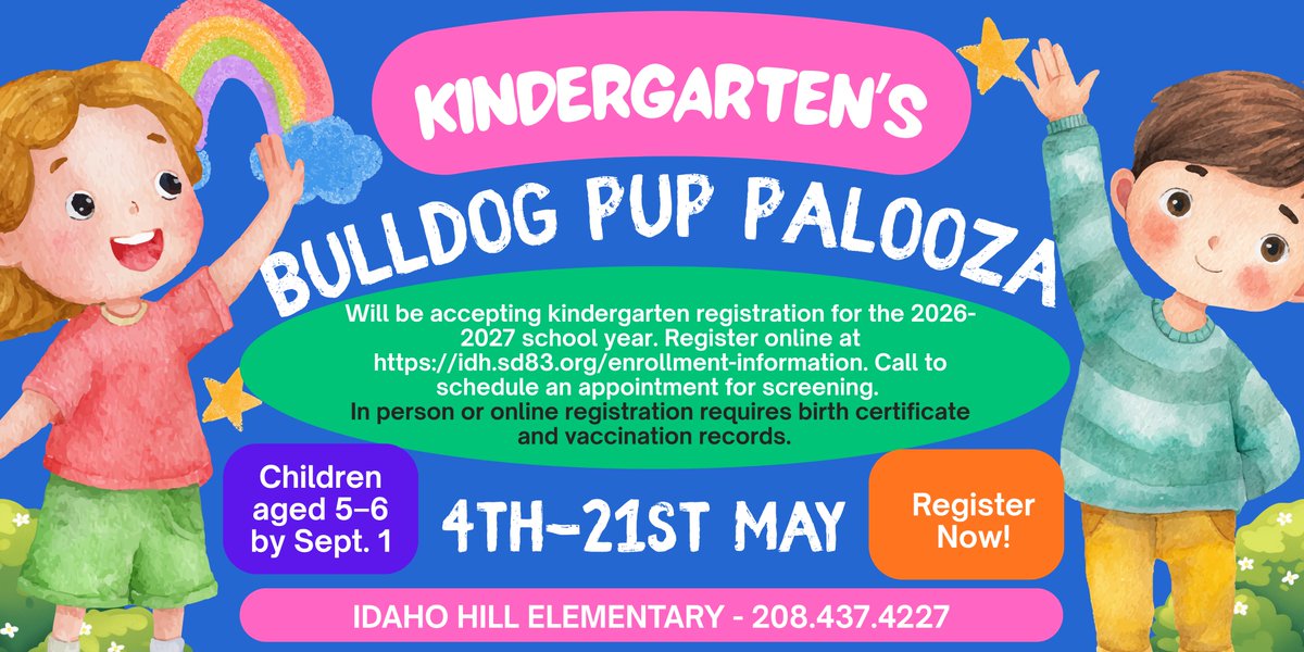 Kindergarten Registration is now open! 🎒
Get your child signed up for the upcoming school year and start their learning journey with us.