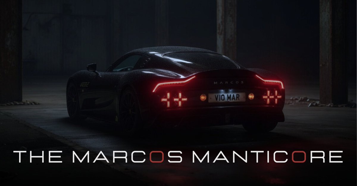 marcoscarsuk's tweet image. The Manticore is a legendary, fearsome &amp;amp; extremely fast creature from ancient mythology. A name entirely in keeping with the identity of the new Marcos, and one that pays homage to the classic Marcos models of the past 
#MarcosManticore #MadeInBritain #Supercar 🇬🇧