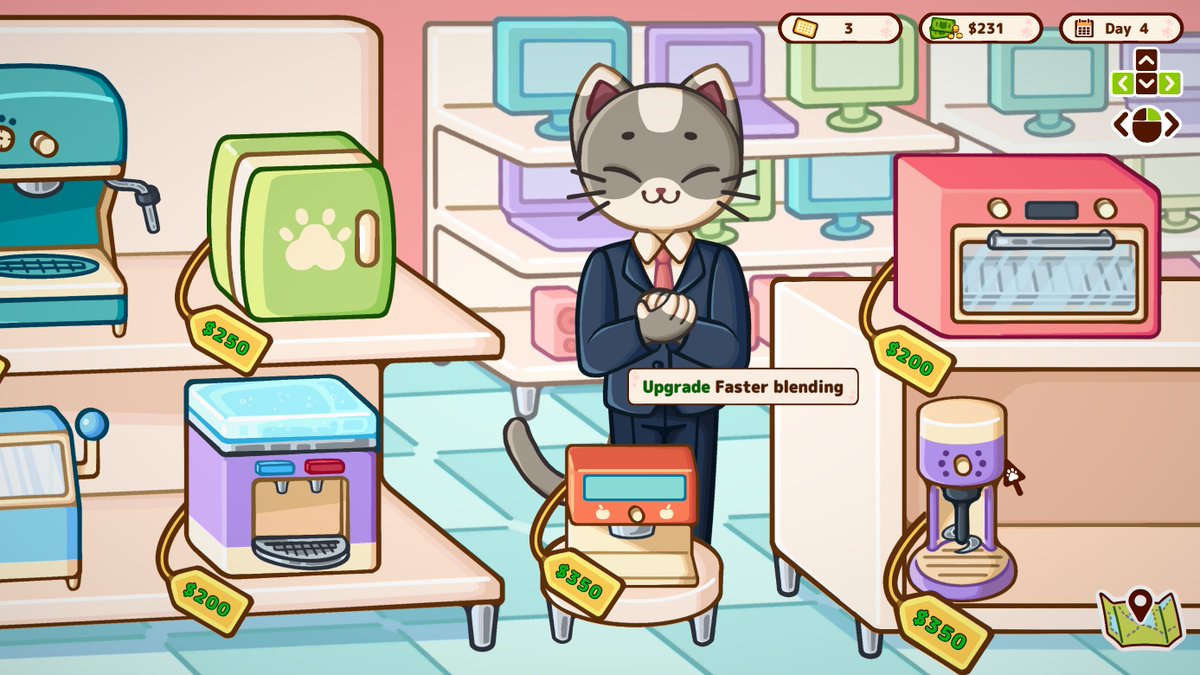 rogueducknet's tweet image. you’ve mastered coffee…
now it’s time for smoothies 🥤🐱
new recipes, new orders, new cozy chaos ✨

Smoothie Update drops April 27 
#indiegames #indiedev