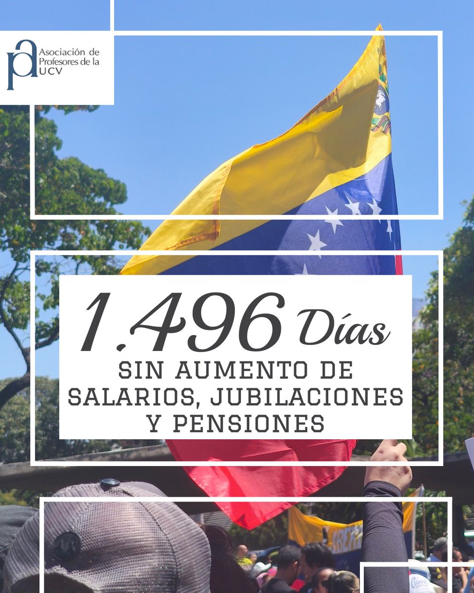 APUCV's tweet image. #UCV #Venezuela #SalariosDignosYa #BonoNoEsSalario