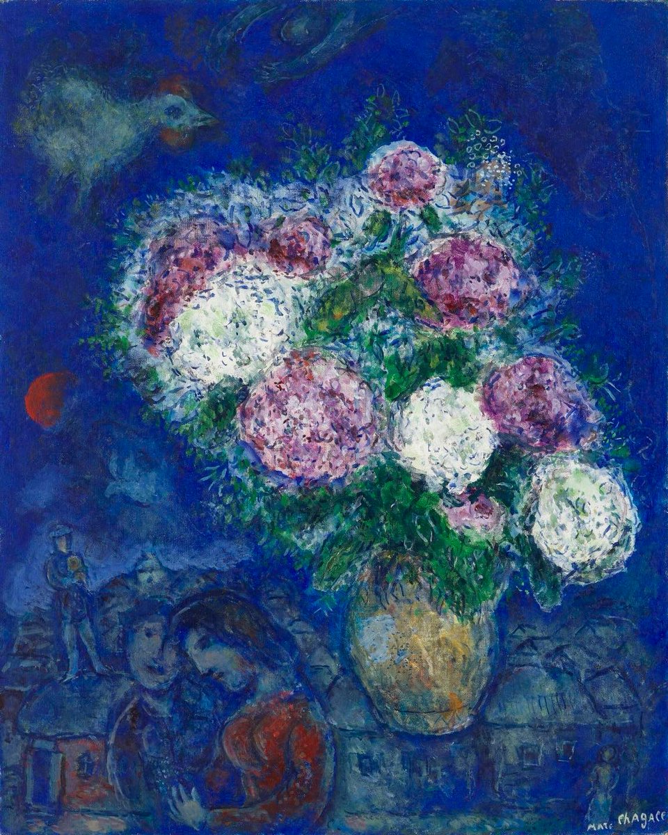LuizSantosMusic's tweet image. Marc Chagall (1887-1985)
L'idylle en bleu, 1979
 #art #arts #finearts #painter