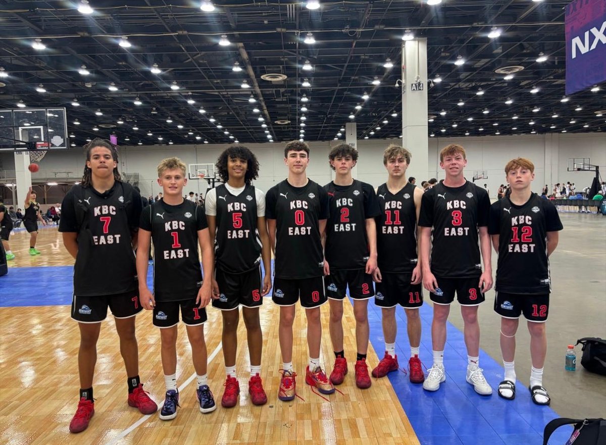 CoachDevon24's tweet photo. KBC East 2029. First tournament of the year and a 3-1 finish. @PRO16League @NxtProHoops @ajrhodes2029 @Juddbvieth @EliEstill5 @theaidenheflin @KBCEast @NextUpRecruits https://t.co/XumRsVF4lc