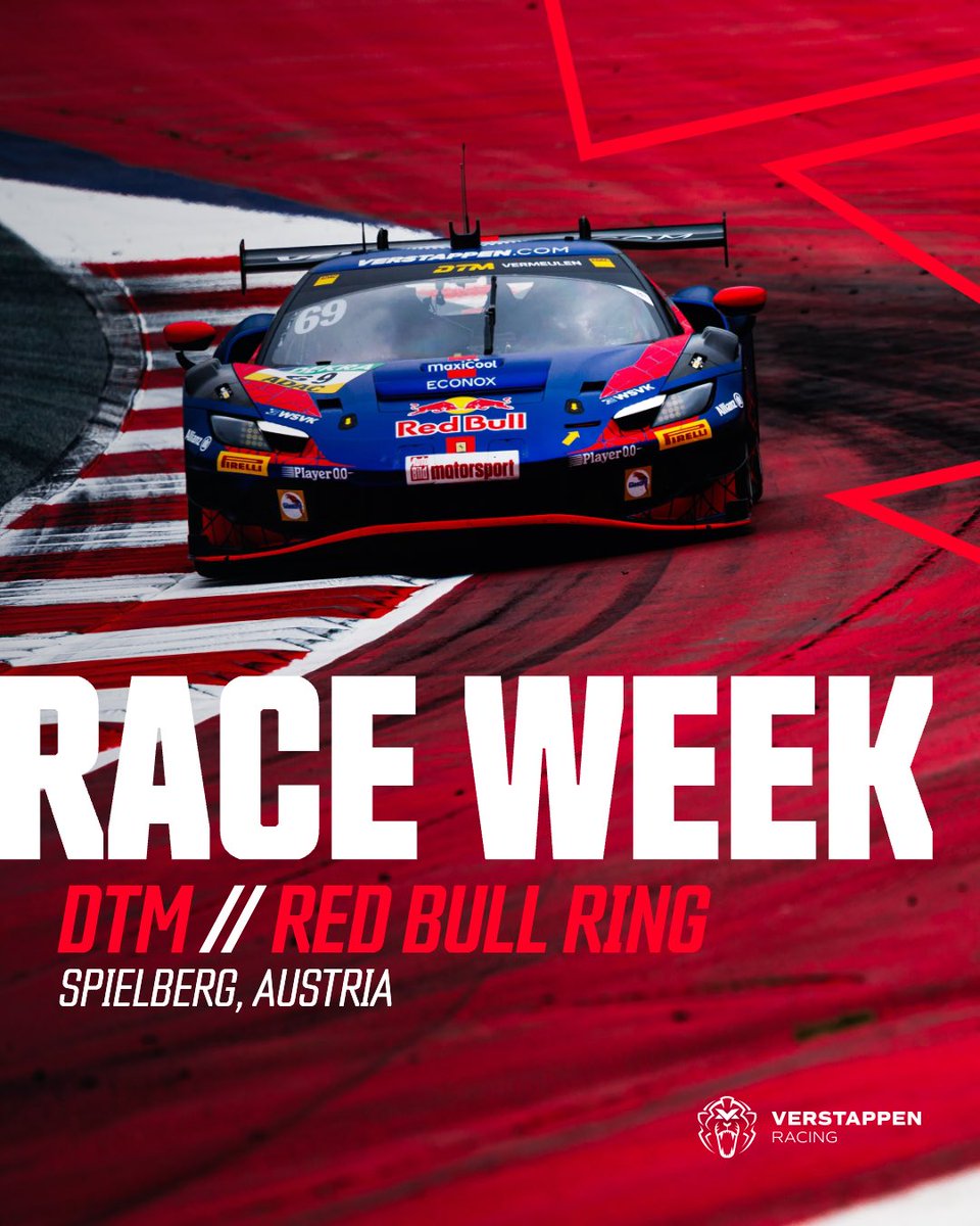 VerstappenCOM's tweet image. Round 1 of the 2026 DTM season is here, Thierry will take on the Red Bull Ring this weekend 💪
