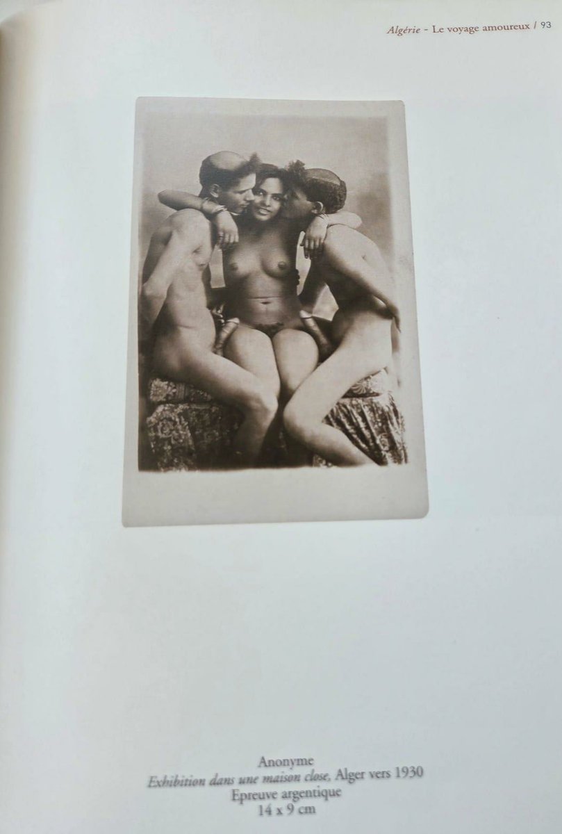 LazaarSan's tweet photo. Les photographes se précipitaient pour se rendre en Algérie, car ils y ont capturé, pour la première fois dans l’histoire, des images à caractère pornographique.
1870–1960. https://t.co/4KNCOOocly