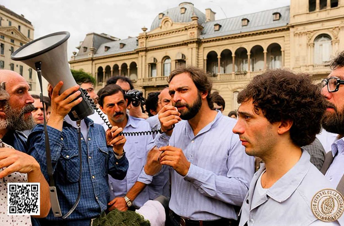 En esta foto Luis Brandoni alzaba su voz contra la censura y el desfinanciamiento de la cultura, en tiempos de la dictadura.
A pesar de las diferencias políticas hoy se fue un gran actor, pero mejor defensor de la democracia.
Que en paz descanses querido Luis Brandoni.