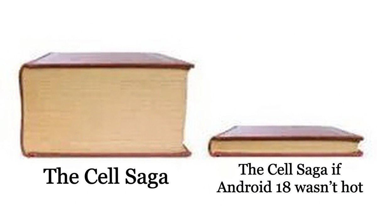 The Cell Saga would barely be a “Saga.” #DragonBall #DBZ