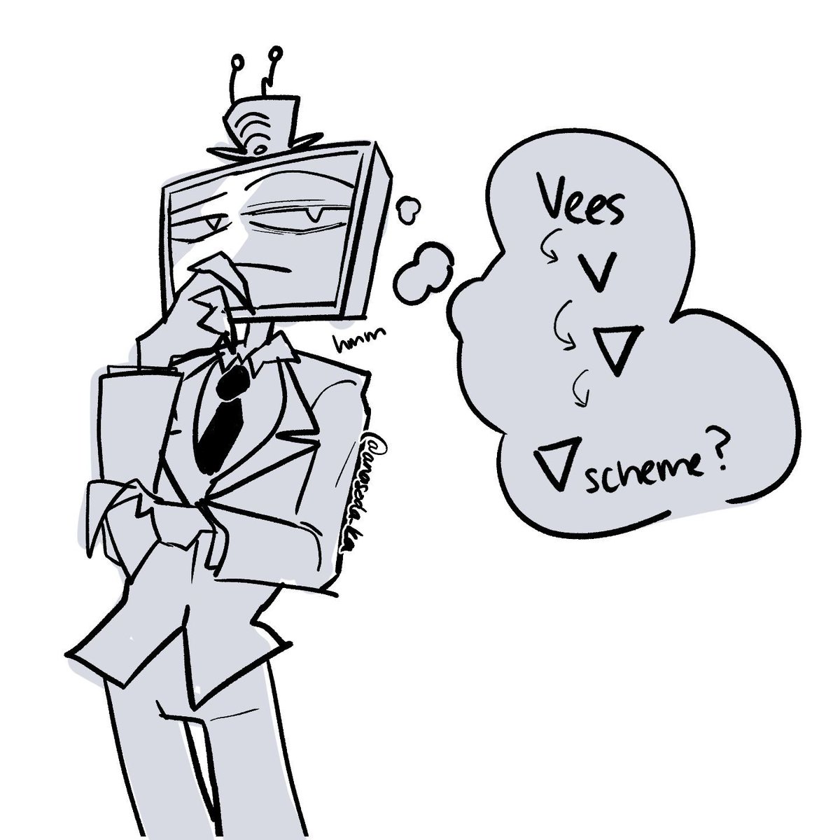 [Day 152 of daily Hazbin since S2] Would Vox do a pyramid scheme? 🤔

#HazbinHotel #HazbinHotelFanart #HazbinHotelVox