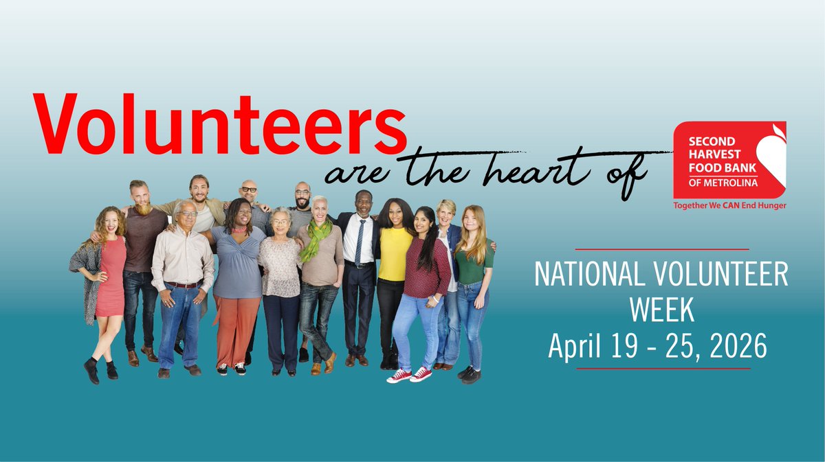 shmetrolina's tweet image. It's NATIONAL VOLUNTEER WEEK &amp;amp;  we want to say thank you to each of you who give of your time to help us feed our neighbors in need!  You are the heart of our organization!  👉 ow.ly/Ap7250YN1XN for a thank you from our CEO Kay Carter.  #Volunteers #shmetrolina