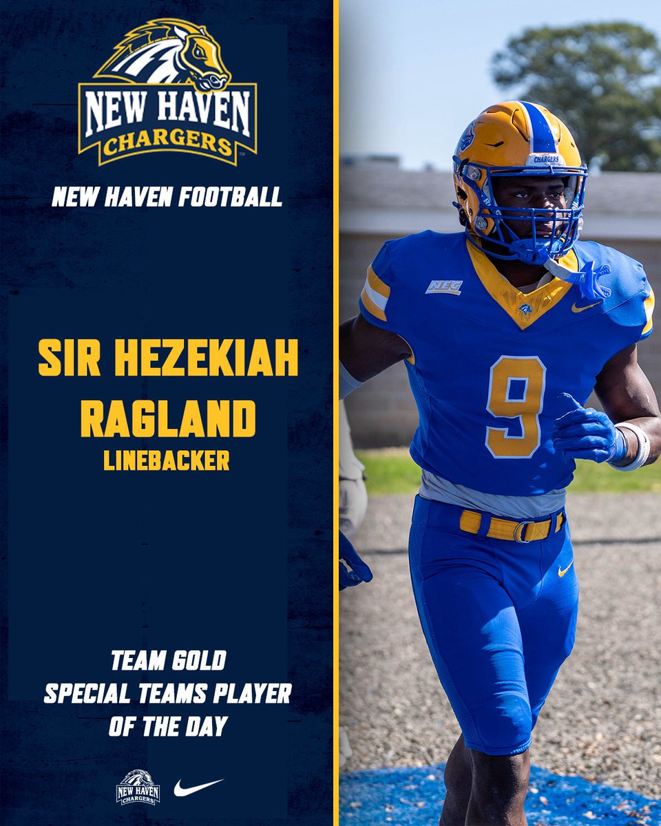 UNewHavenFB's tweet photo. Standouts from the spring game on Saturday, starting with the victors from Team 🟨

#FAST | #FindAWay https://t.co/uxqFFgbsv4