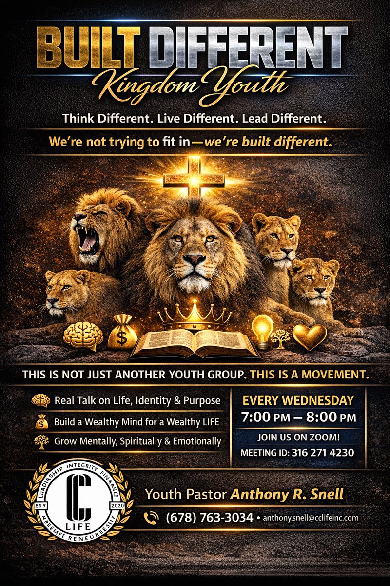 AnthonyRSnell's tweet photo. We’re not trying to fit in… we’re BUILT DIFFERENT.

This isn’t just another youth group—this is a movement.

A place where young men learn to:
💭 think different
💪 live different
👑 lead different

We’re building men with identity, purpose, discipline, and a Kingdom mindset https://t.co/vEK8dmKgkh