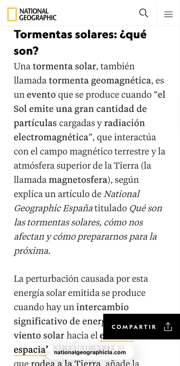 verorivadeneira's tweet photo. Definición de tormenta solar: no es lo mismo que ola de calor. #tormentasolar a propósito de la publicación del primer mandatario https://t.co/3NJFS0bnp7