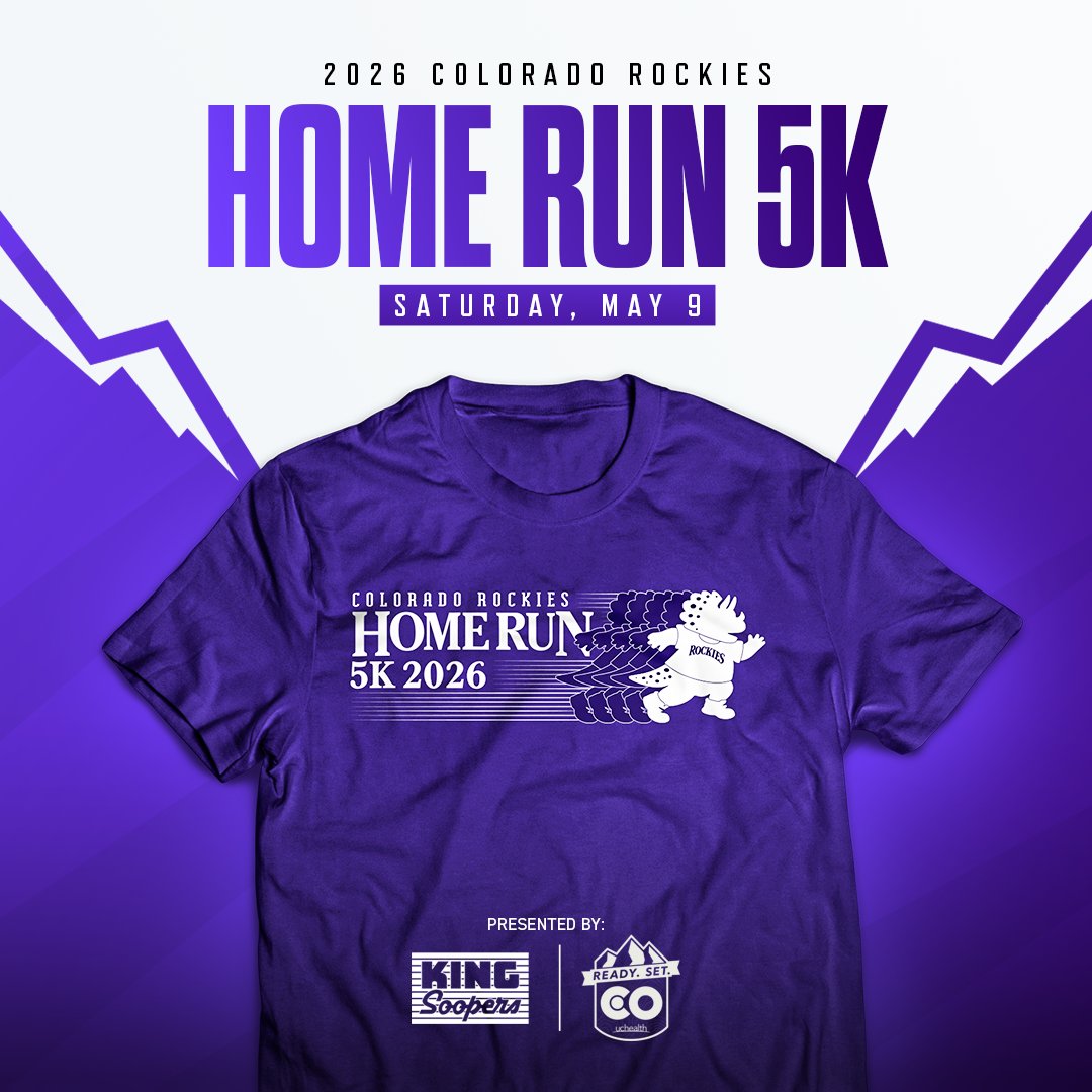 Rockies's tweet photo. Who's ready to run? 🏃

Register here ➡️ https://t.co/Vjhn8nCNKG https://t.co/VoKIOrXIZZ
