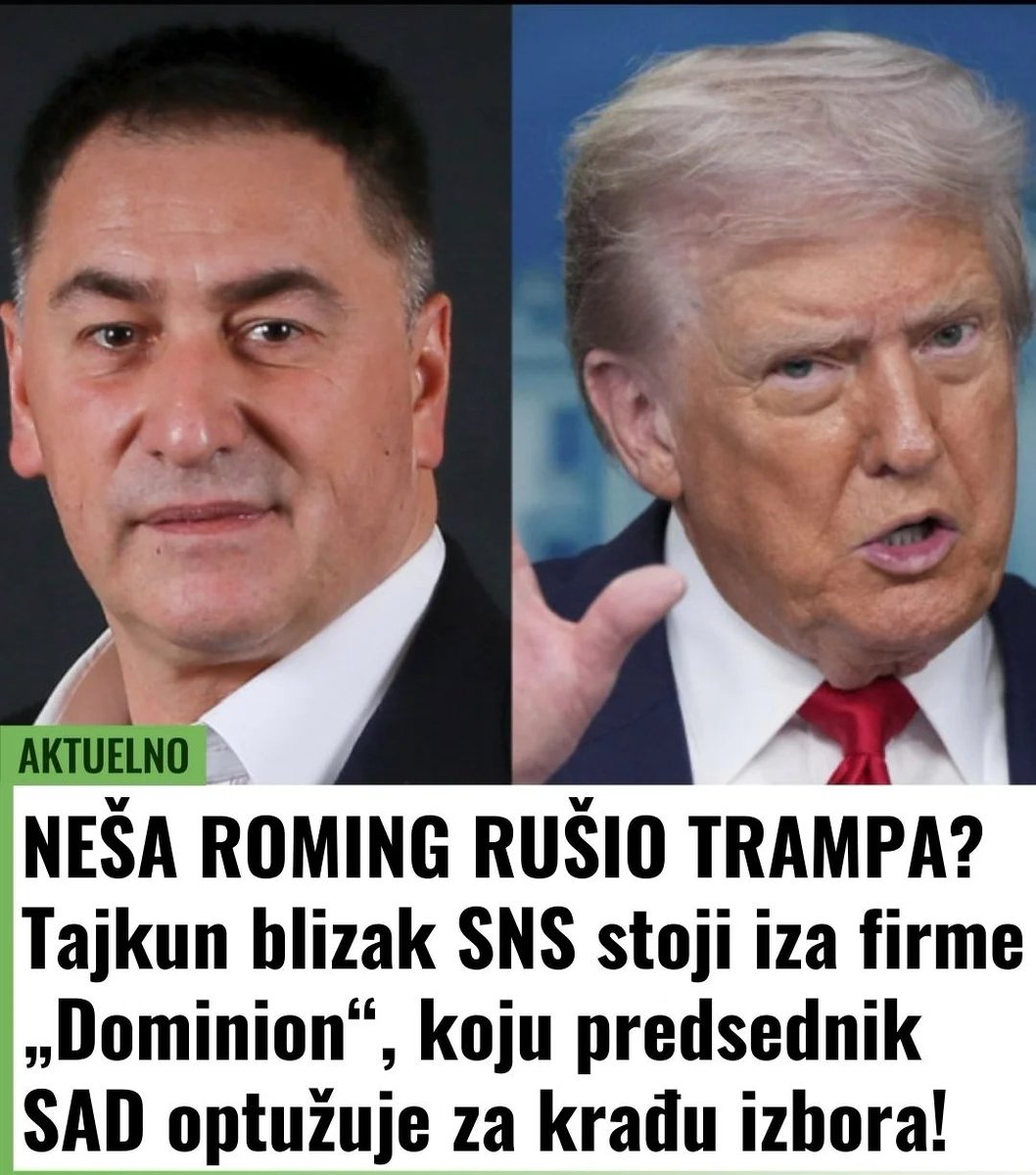 <a href="/srdjan_nogo/">Срђан Ного</a> 🔥Да ли ти знаш зашто је директор Телекома, власник 90% медија у Србији, Влада Лучић 4 пута био у 🇺🇸Америц⁉️Зашто су га саслушавали агенти ФБИ и због којих послова⁉️Да ли знаш која је улога Ненада Ковача у свему томе и колико је пара пребачено на Ковачеве фирме од камионџија⁉️🧐
