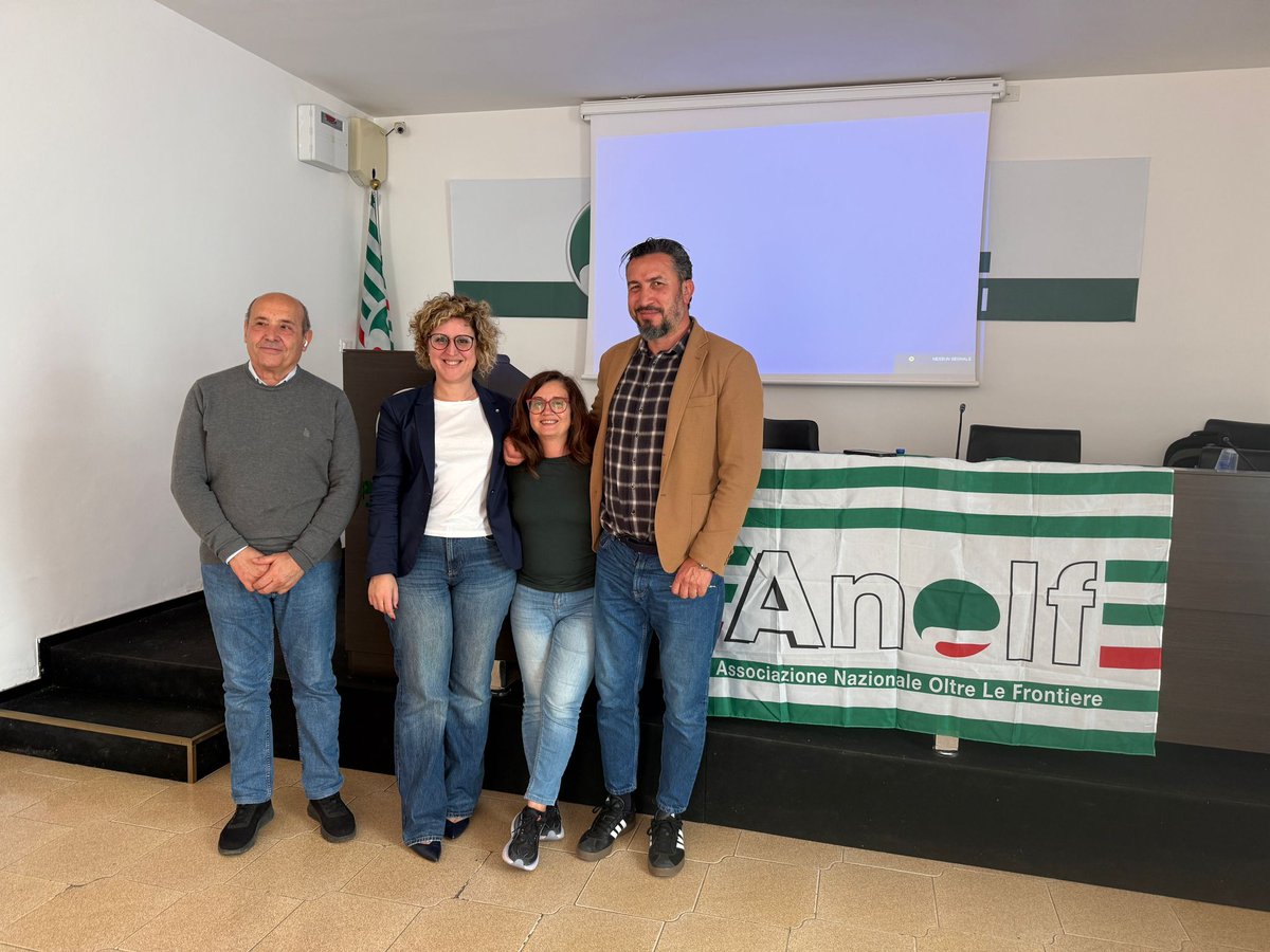 AnolfDi's tweet photo. Oggi a Trapani è stata confermata alla presidenza dell'Anolf di Trapani Giusy Lazzara, con lei il Co Presidente Ahmed Wertani, alla riunione erano presenti i vertici di @AnolfNazionale  di @anolfsicilia , e la segretaria generale della @CislPaTp https://t.co/TWw4fcNts3