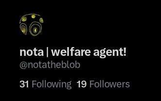 nota | welfare agent! tweet media