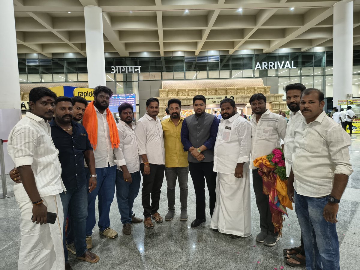 idjaysharma's tweet image. #Latepost

Upon arriving in Tiruchirappalli for the Tamil Nadu election campaign, heartfelt gratitude to all members of BJYM Trichy team for the warm welcome, Shri R. Naveen (State Treasurer, BJYM Tamil Nadu), R. A. Rajakumaran (District President, BJYM Thanjavur North),