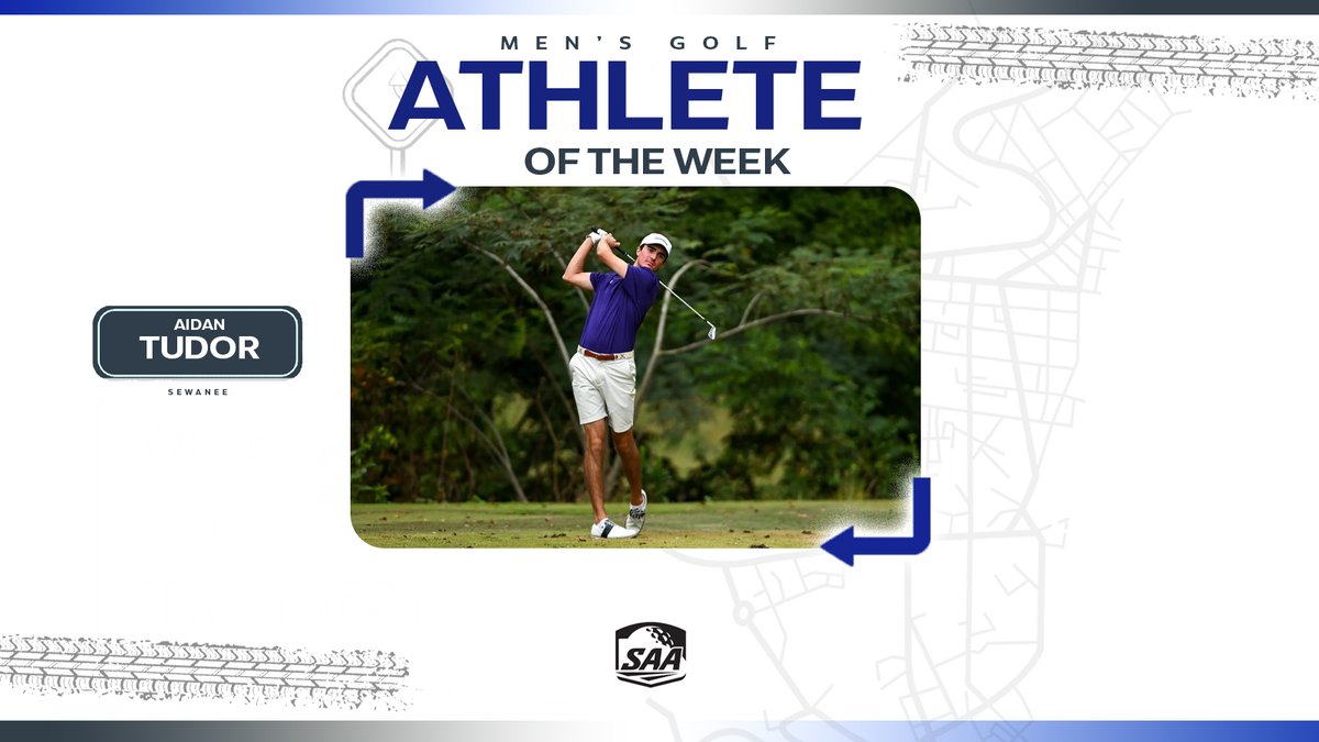 ⛳ SAA Men's Golf | Athlete of the Week

Aidan Tudor, <a href="/SewaneeTigers/">Sewanee Athletics</a>

🔗ow.ly/W4gs50YMIQl

#SAAUnmatched
