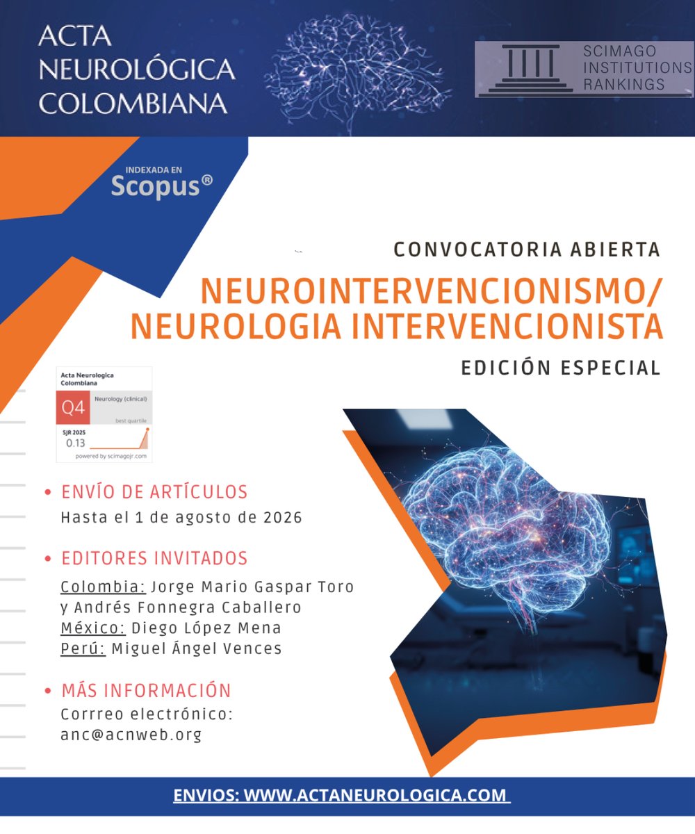 Revista Acta Neurológica Colombiana tweet media