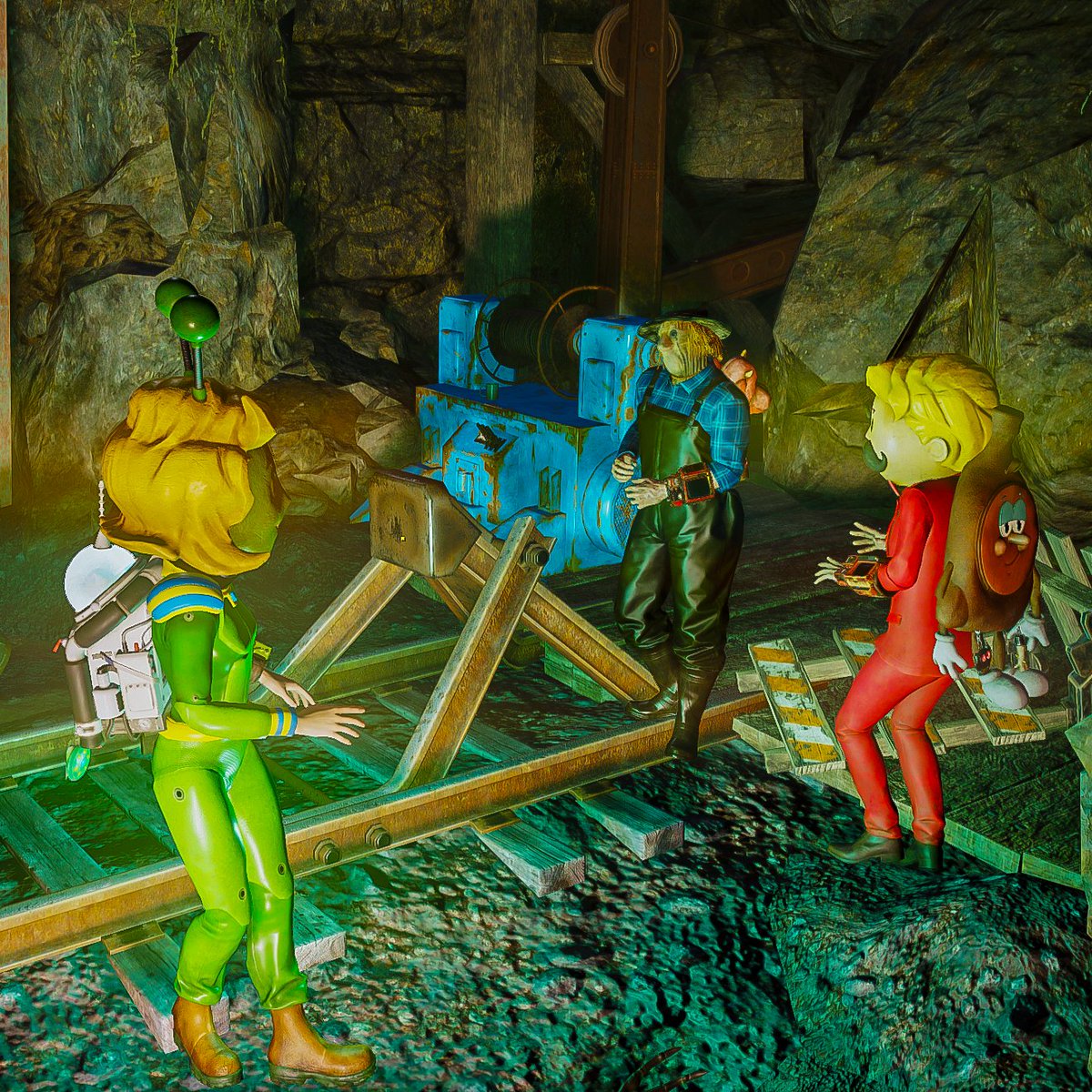 gamerwinnie76's tweet image. 🕺🪩Earle Williams dance party #fallout #fallout76 @Fallout