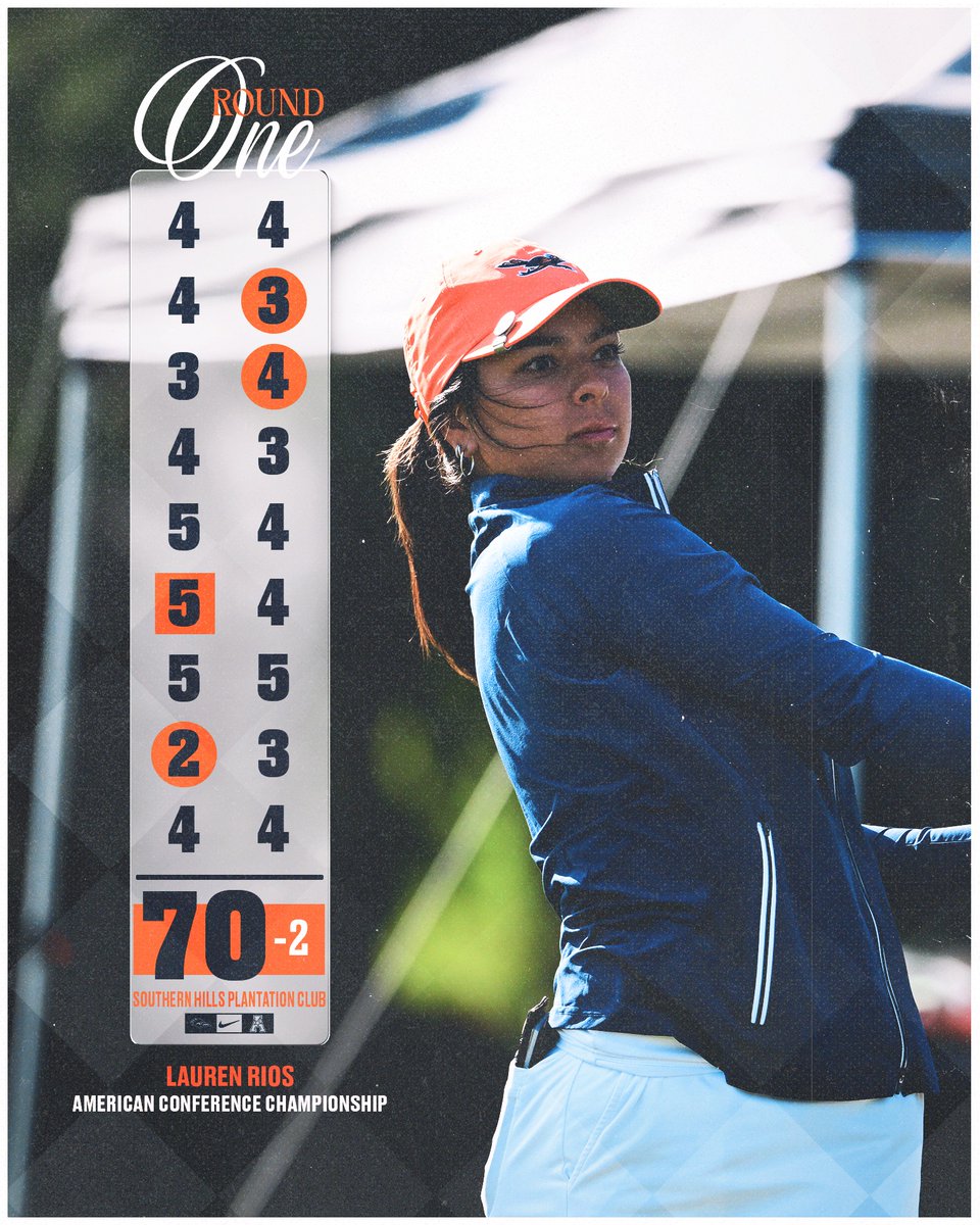 UTSAwomensgolf's tweet photo. Lauren Rios fired a 2-under 70 to pace UTSA in the first round of the American Conference Championship.

📊 https://t.co/mCye5n5hcl

#LetsGo210 | #BirdsUp 🤙 https://t.co/OVp4swkjd6