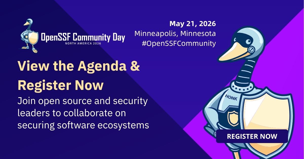 OpenSSF tweet media