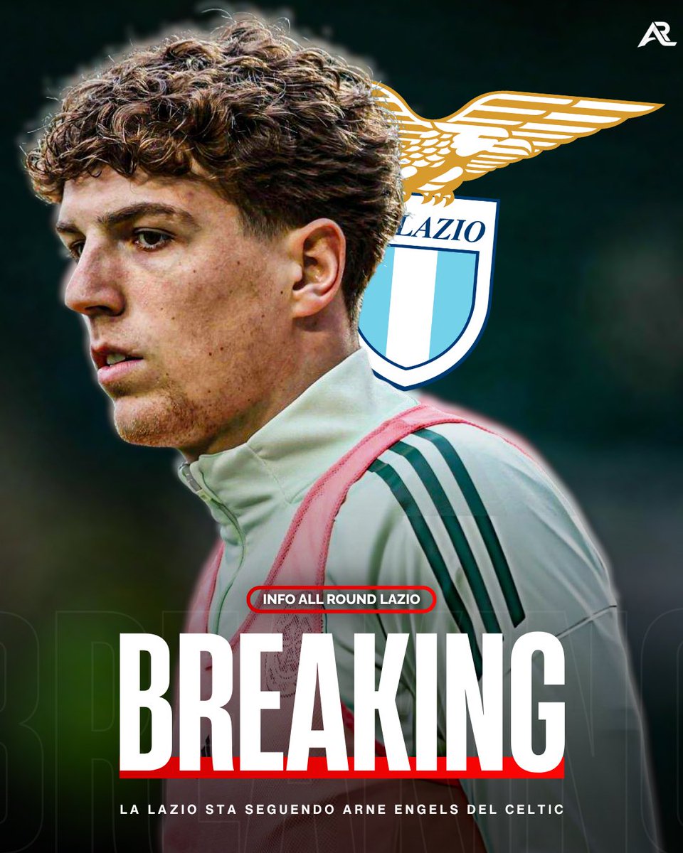 AllRoundLazio's tweet image. ⚠️ 𝐁𝐑𝐄𝐀𝐊𝐈𝐍𝐆 — INFO ARL: il profilo di Arne #Engels del #Celtic è un profilo che piace molto alla dirigenza della Lazio. 🏴󠁧󠁢󠁳󠁣󠁴󠁿

(🫱🏻‍🫲🏼@lorenzooleporee)

(1/4 - scorri per scoprire 👇🏻)