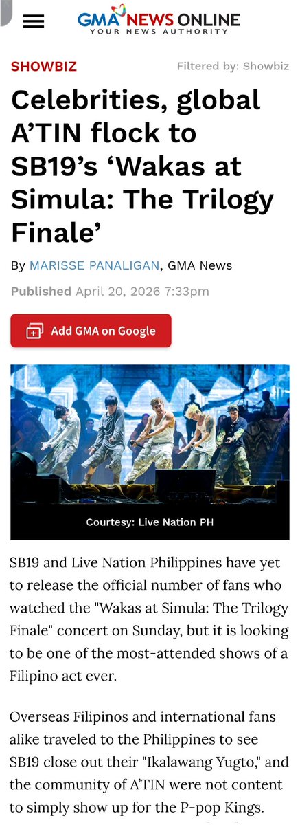 Trasherof08's tweet photo. Isn't it wild how a self-managed group can achieve this level of world-class quality in the Philippines? They're drawing in both Filipino and non-Filipino fans. On top of that, they're boosting our tourism and economy since a lot of international fans flew to the Philippines days ahead of the concert to check it out. 😋🥳 

By the day of the concert, businesses had already sold out their supplies before the show even started. Just shows the impact SB19 has! They absolutely deserve all the love and support. 🤟😌 

SB19 PHILIPPINE PRIDE
@SB19Official #SB19 
#WakasAtSimula #SB19WaS
#WaSTheFinale