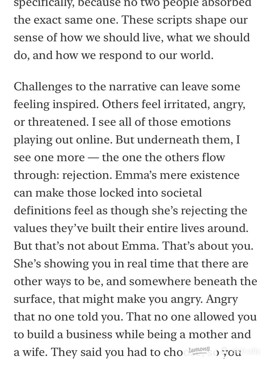 AllycinHicks's tweet image. I finally understand why people respond the way they do to Emma Grede. She makes people uncomfortable. She challenges how we see women, mothers, and leaders. Head over to my Substack for the full article. #emmaGrede #selfawareness #mindset #womanhood #psychologyofwomen