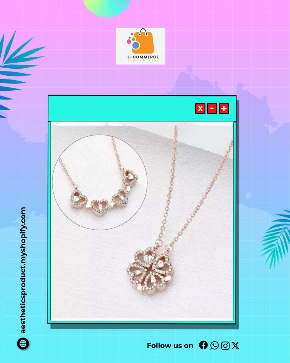 Crochetasthetic's tweet image. Discover the charm of our Magnetic Clover Necklace for just ₹299. Elevate your style and embrace good luck effortlessly. Shop now! #JewelryLove #StyleStatement

Shop Now aestheticsproduct.myshopify.com/products/magne…
