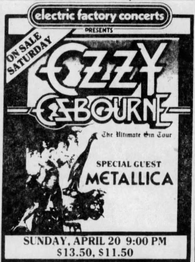 On This Day in Metal ? April 20th, 1986 — Ozzy Osbourne brought 