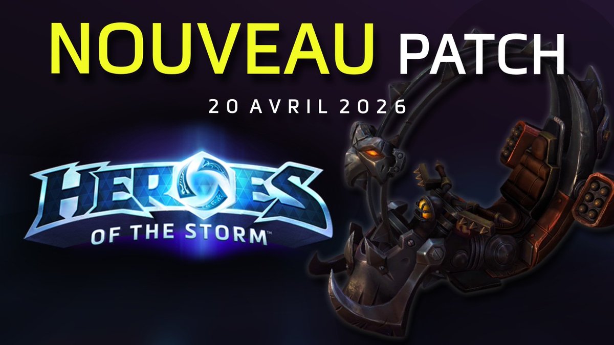 Eowea_'s tweet photo. 🔴 NOUVEAU Patch sur Heroes of the Storm

Nouvelle monture, retour de la Mine Hantée, Rework Arthas, ...

👉 https://t.co/ZkGHCq6l50 https://t.co/lveUdoYcaP