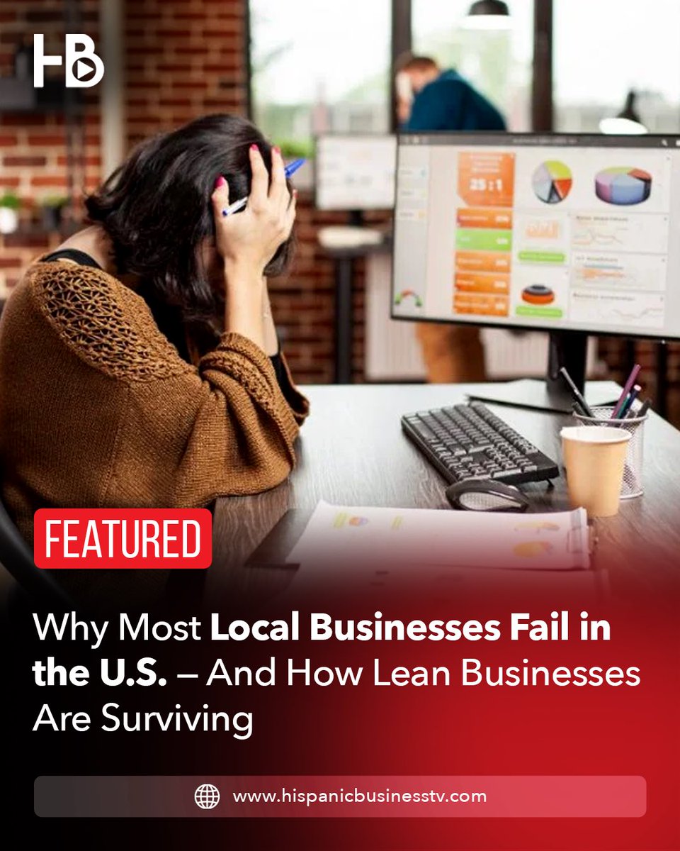Hispanic_Biz_TV's tweet image. The truth about small business in 2026 📉💼 Many fail—but those who stay lean, go digital, and adapt are the ones surviving 🚀📊

Read more
bit.ly/4cwpNu6

#SmallBusiness #EntrepreneurLife #DigitalGrowth #BusinessTips #FutureOfBusiness