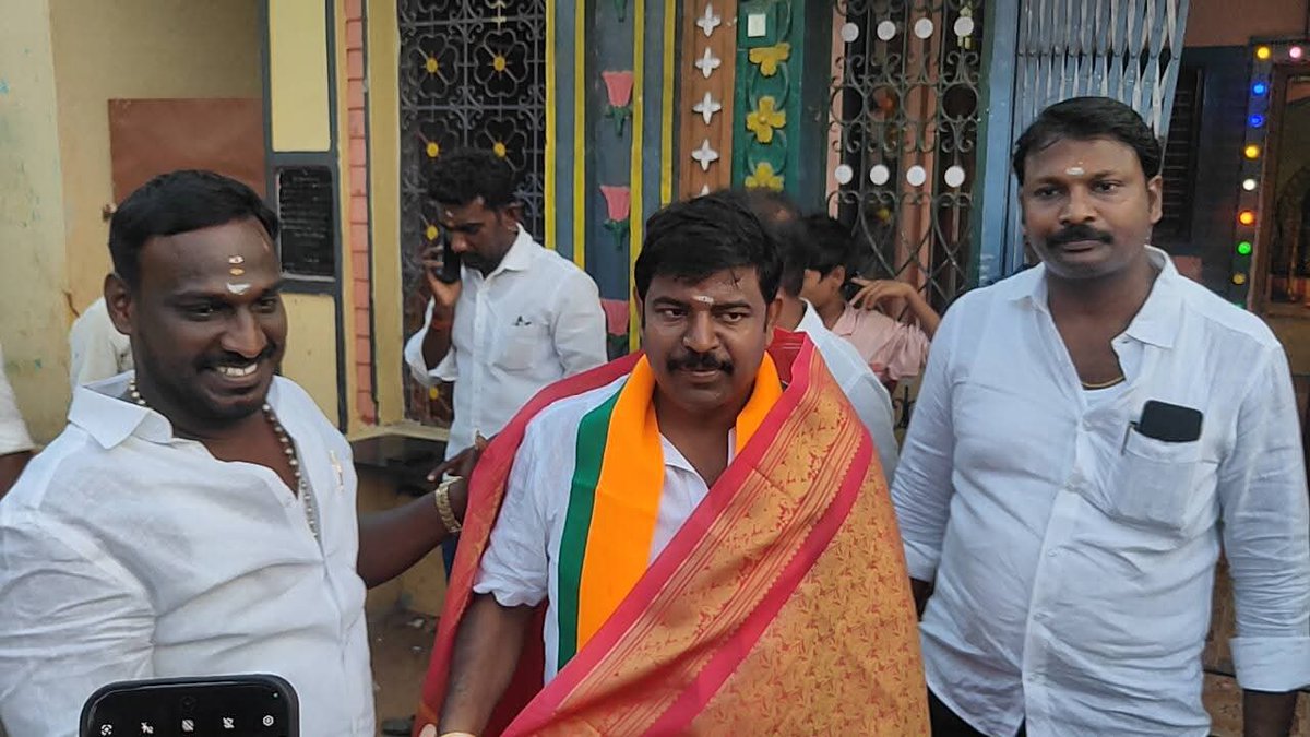 KRM RadhaKrishnan BJP tweet media