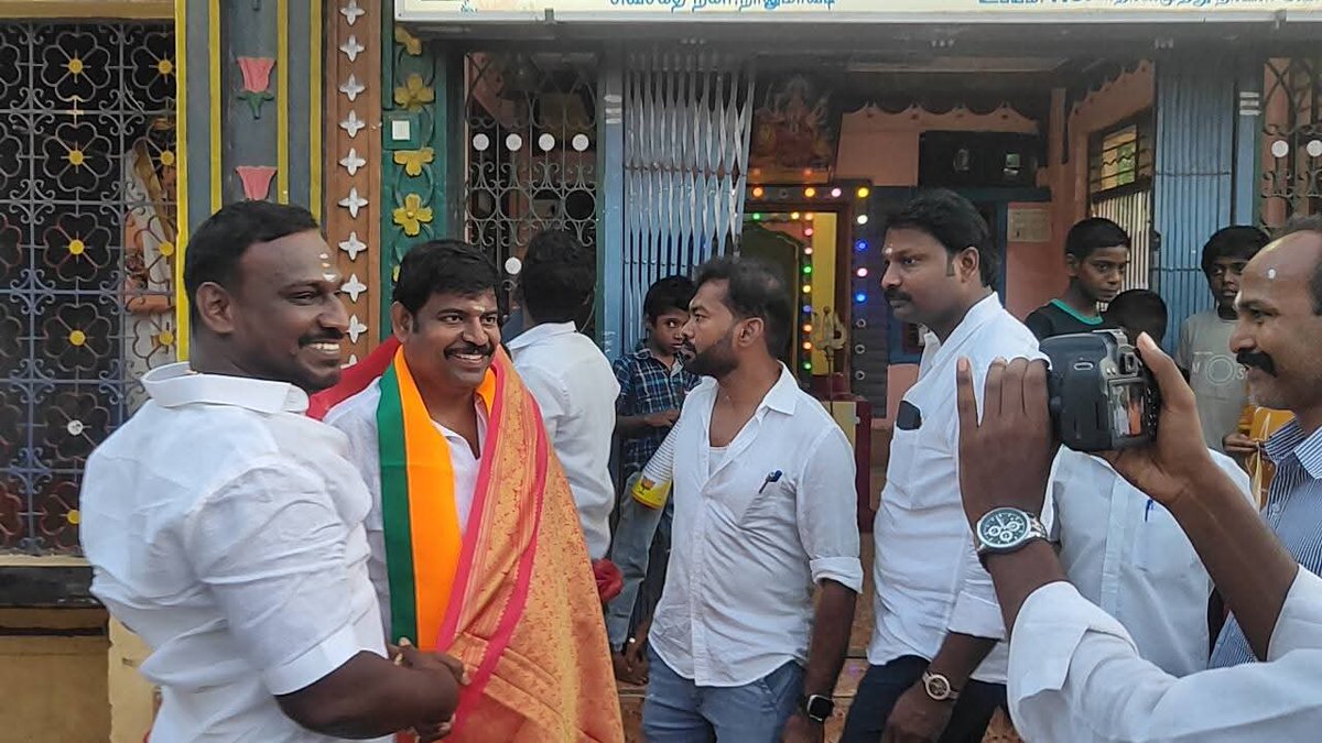 KRM RadhaKrishnan BJP tweet media