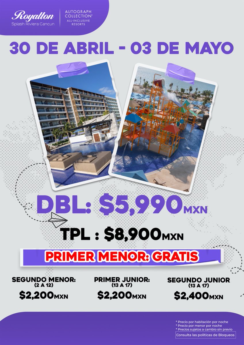 escapeviajeros's tweet image. ROYALTON SPLASH  Reserva, ya! Informes:𝟗𝟗𝟗 𝟐𝟒𝟔 𝟐𝟎𝟕𝟐 #ViajarEsVivir #Viajar #Foto #Feliz #Verano #Instalike #selfie #music #sonrie #Estilo #felizLunes