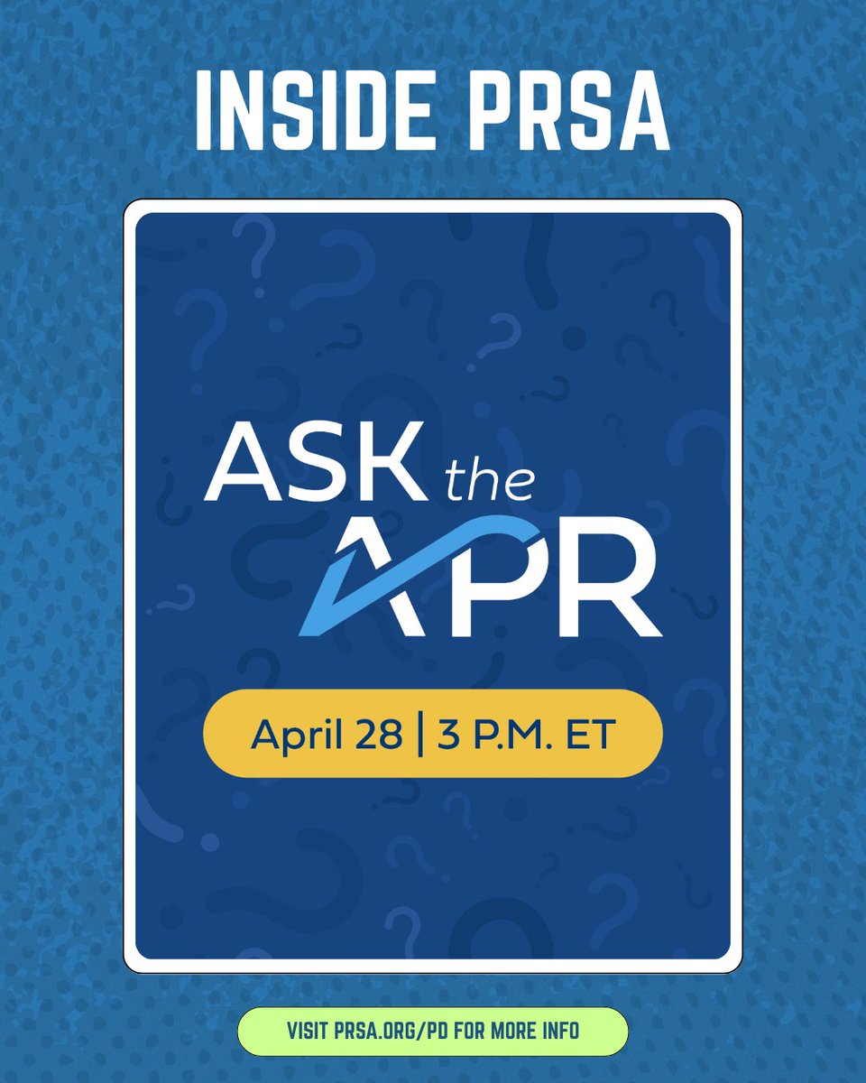 PRSA tweet media