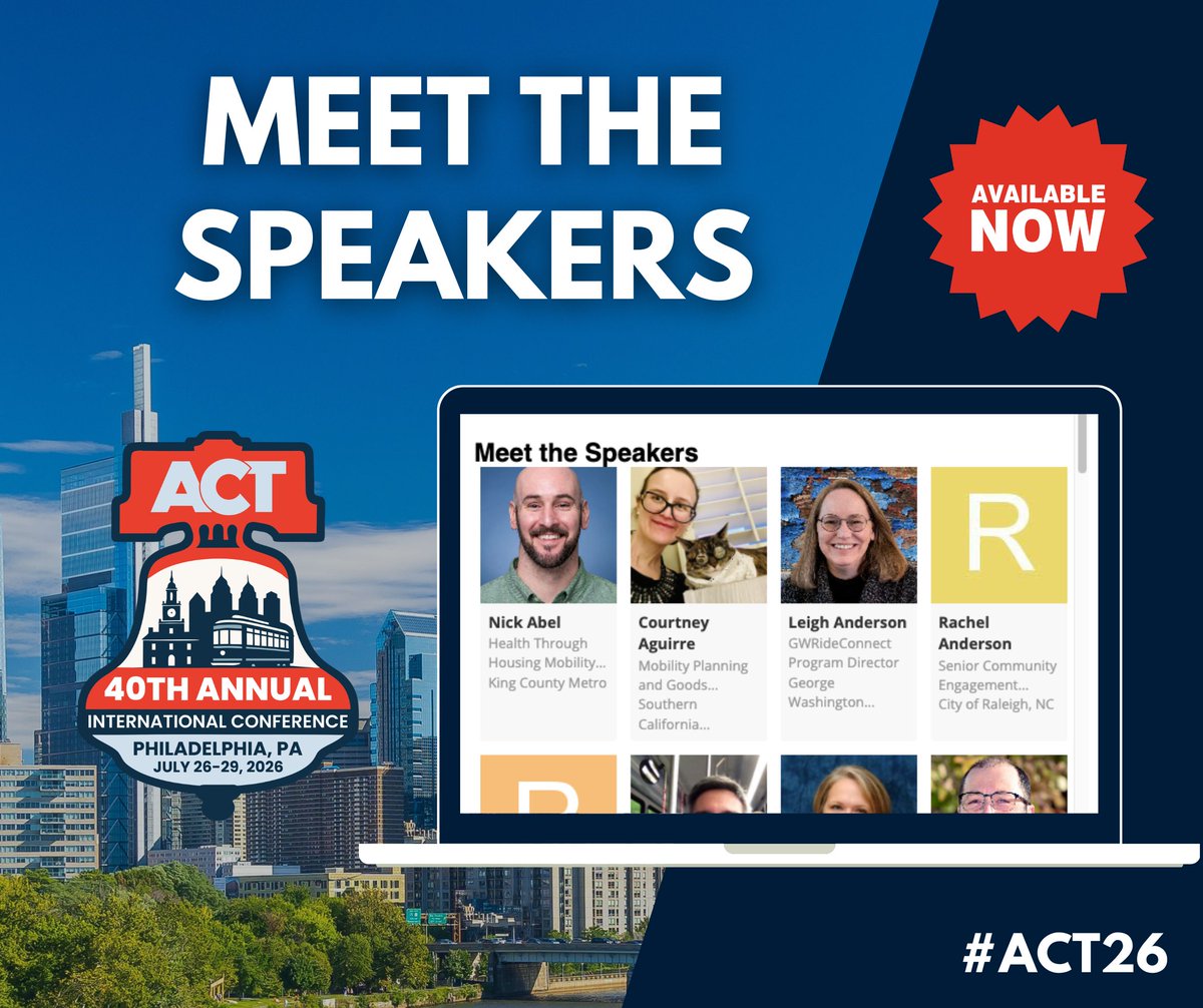 Association for Commuter Transportation (ACT) tweet media