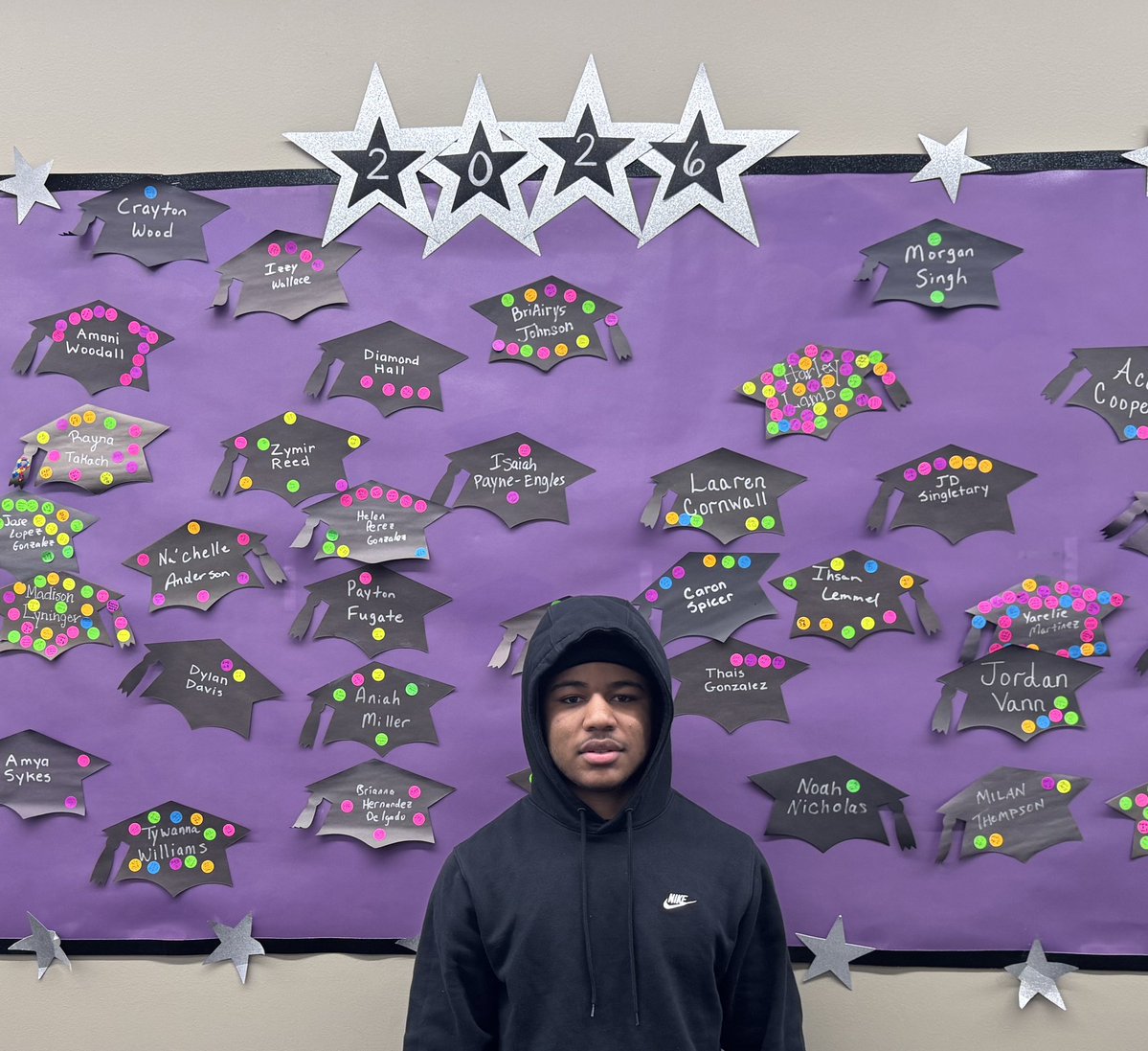 MVPMiddies's tweet image. CONGRATULATIONS TO MIDD STATE'S NEWEST 2026 GRADUATE, CARON SPICER!! 
#MiddieRising 
#Caron_IsRising 
#MiddiePride 
#MiddStateGrad 
#MiddStateFamily
@MayfieldTweets
@RosaPTweets
@MMSMiddies
@MHSMiddieTweets