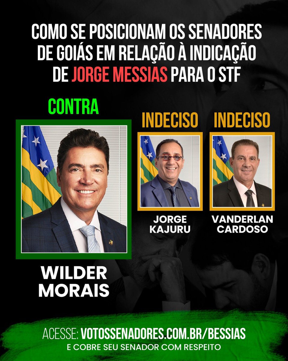 Parabéns, senador <a href="/wildermorais/">Wilder Morais</a>!