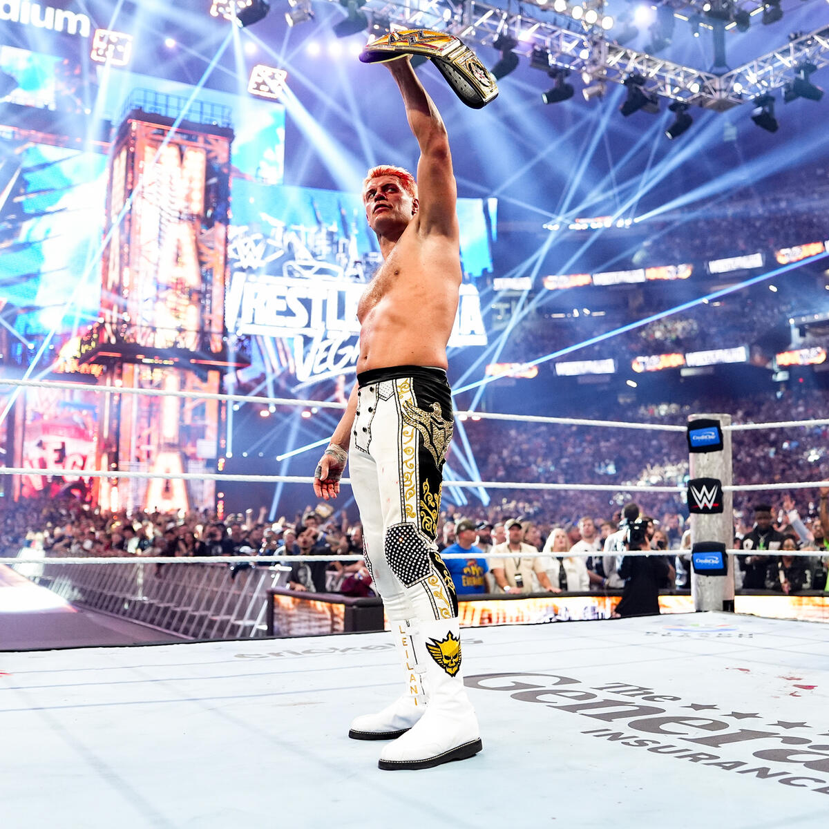 Teeki1978's tweet image. Undisputed #WWE Champion Cody Rhodes hat im Main Event von #WrestleMania 42 Saturday seinen Titel via Cross Rhodes erfolgreich gegen Randy Orton verteidigt. 

Zuvor turnte Randy Orton nach einem vermasselten Three-Count gegen Pat McAfee und verpasste ihm den RKO.

1/2

#AndStill
