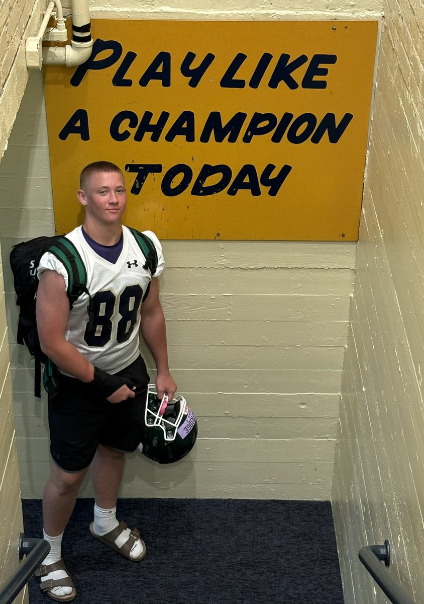 IKE_Sulfridge's tweet image. Very grateful for the invitation back to South Bend this Saturday for the @NDFootball Blue-Gold game.
#GoIrish ☘️ #ClassOf2029 

@Marcus_Freeman1 @CoachChrisAsh @CoachPartridge @luc_brian @NickSebas_  @CarterAuman @justicebathas @chase1jones

@NDrecruiting01 @ISDUpdate @BGInews