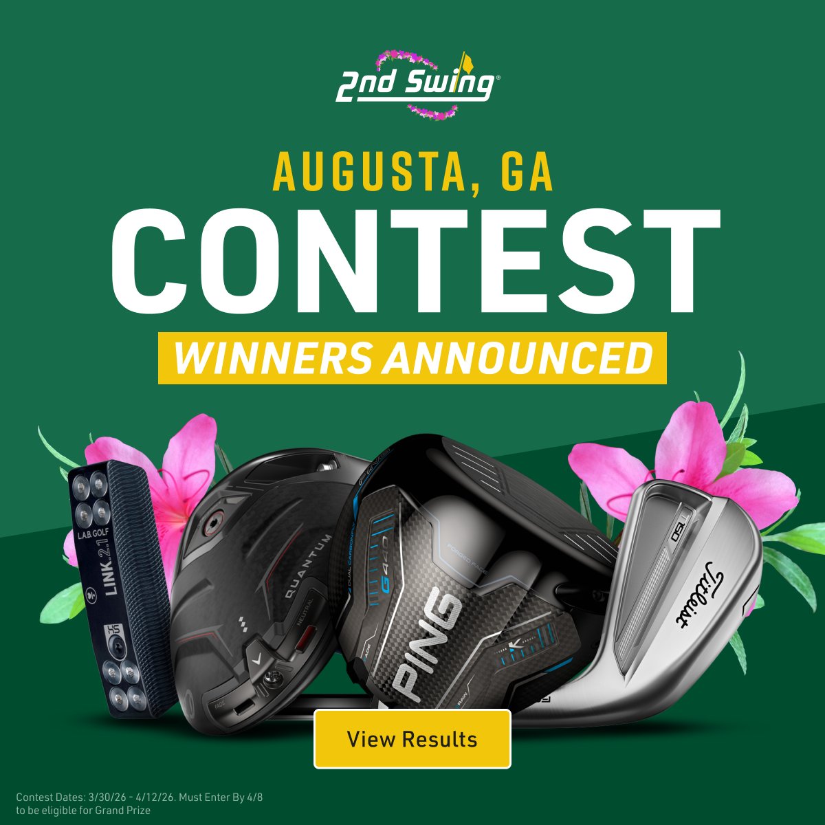2ndSwingGolf's tweet image. 🚨 Winners Announced! 🚨

Congrats to our 35 winners from our Augusta GA Contest!

See if you're one of our winners here: bit.ly/3vLu7Ec

All winners will be contacted via email for prize fufillment. Please reach out if you have any questions!

#2ndSwingGolf #Golf