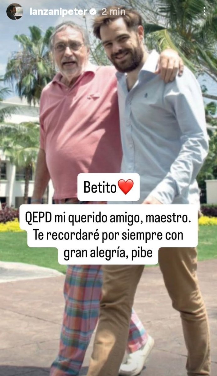 Peter despide a Brandoni 💔